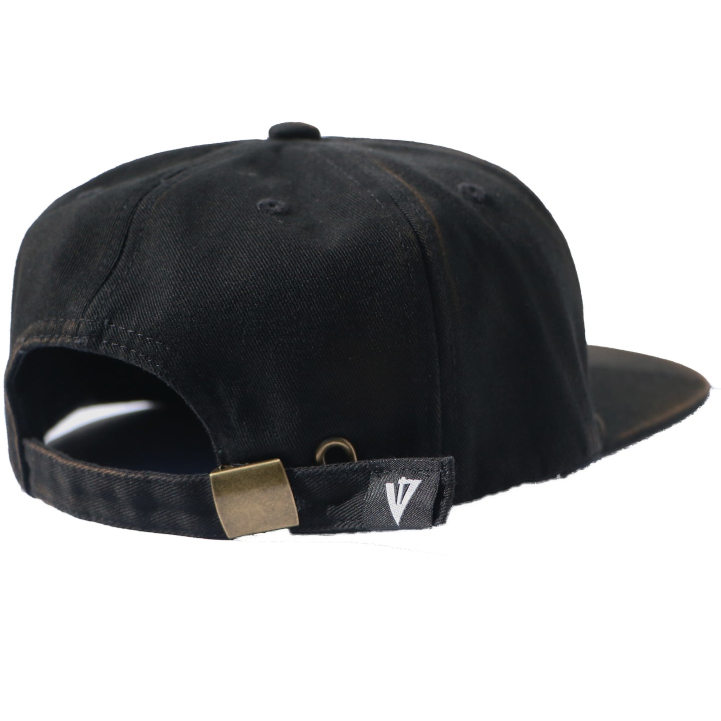 Unisex V4 Ski Mask in Black with Smugglers United Flags Patch Back