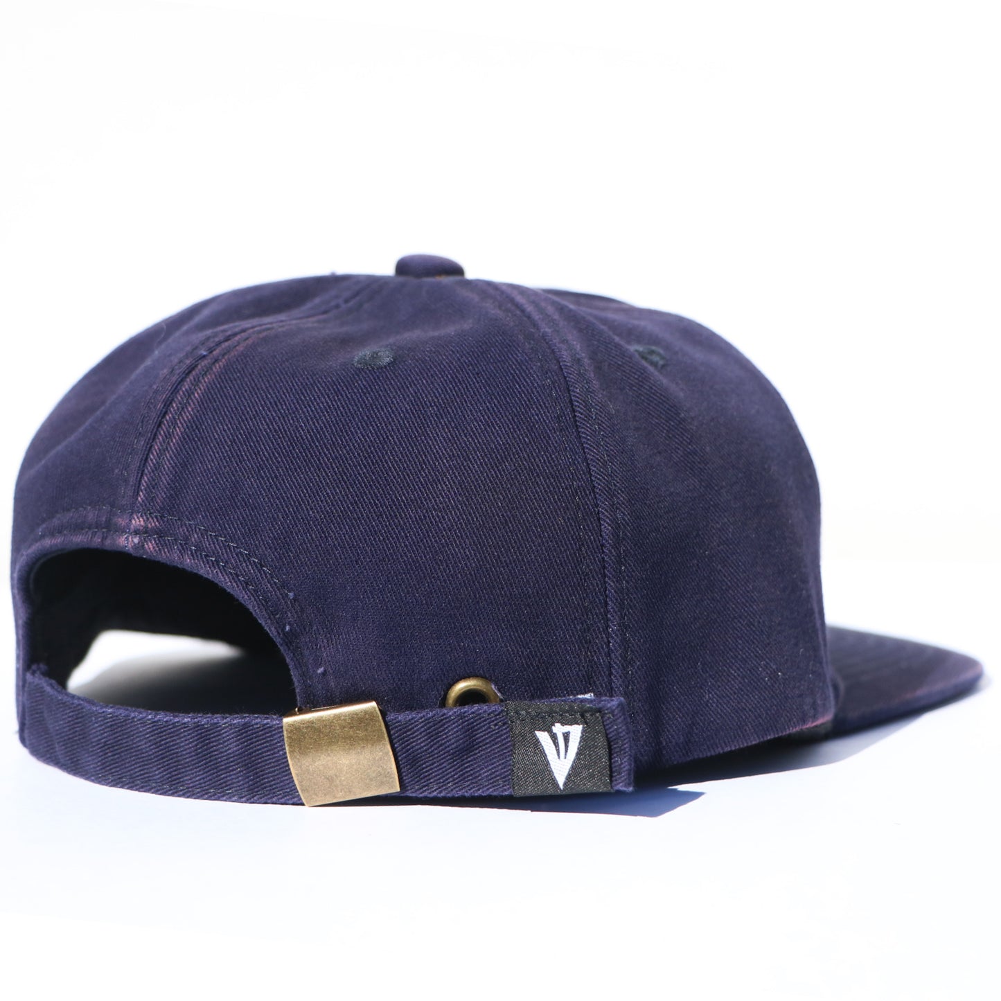 Unisex V4 Ski Mask in Navy with Smugglers United Flags Patch Back
