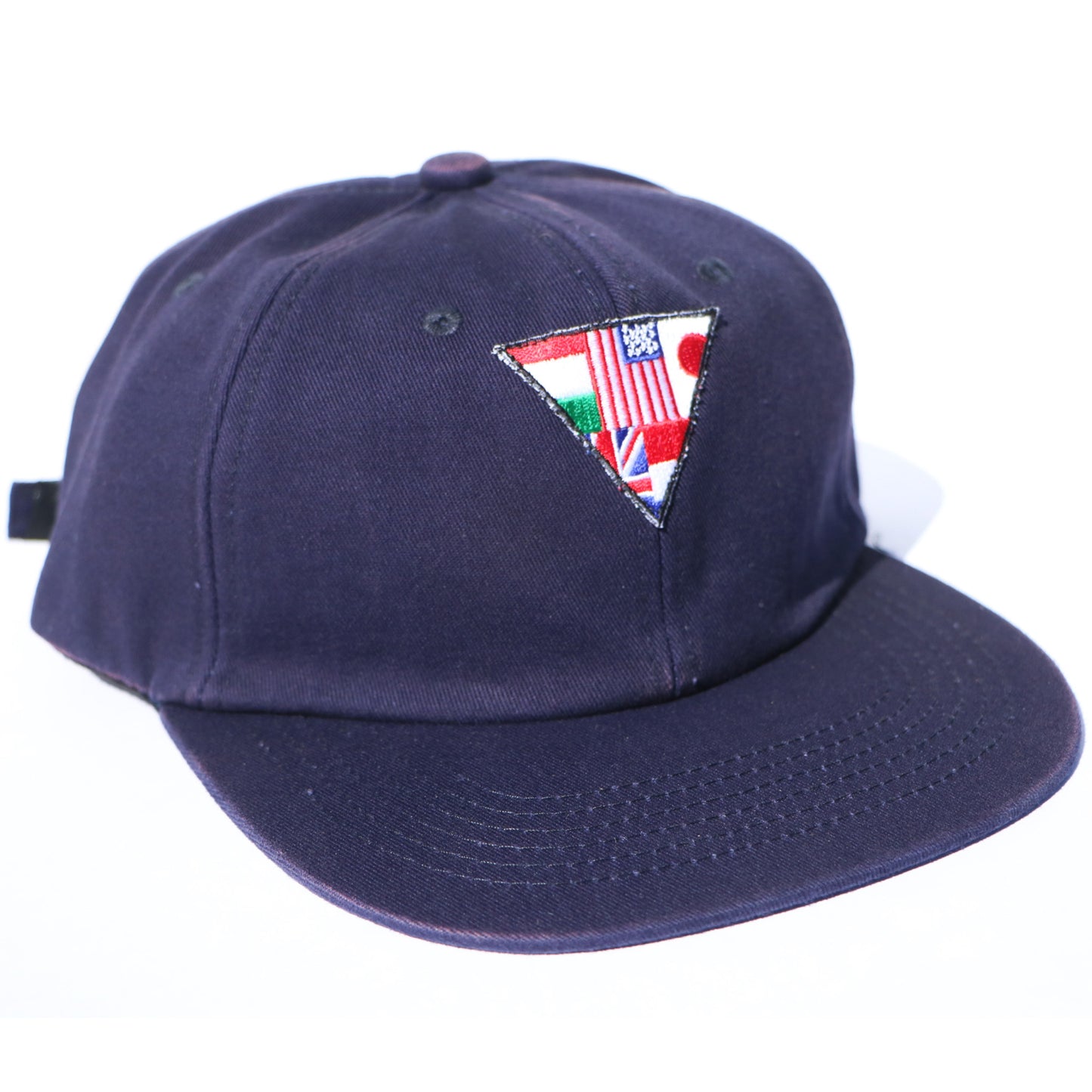 Unisex V4 Ski Mask in Navy with Smugglers United Flags Patch