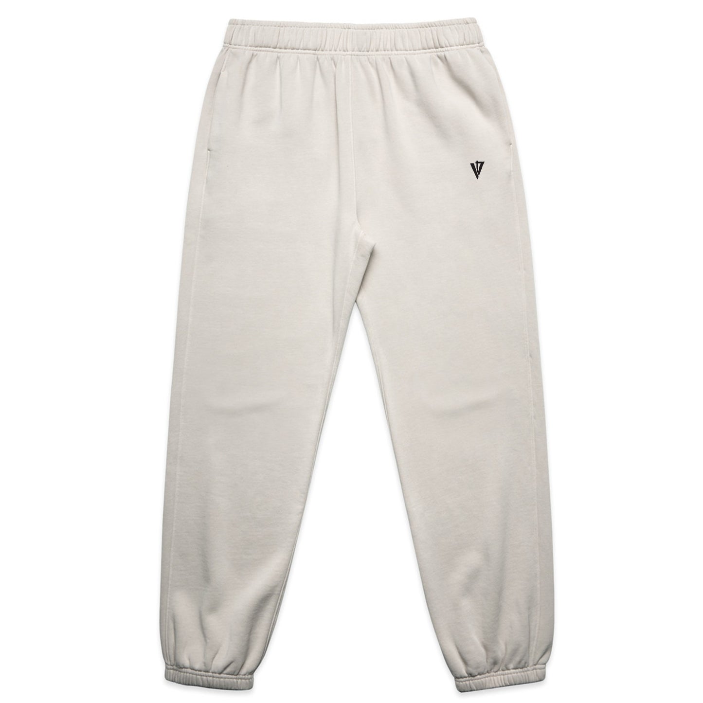 Bone White Embroidered V4 Sweatpants Streetwear Essential