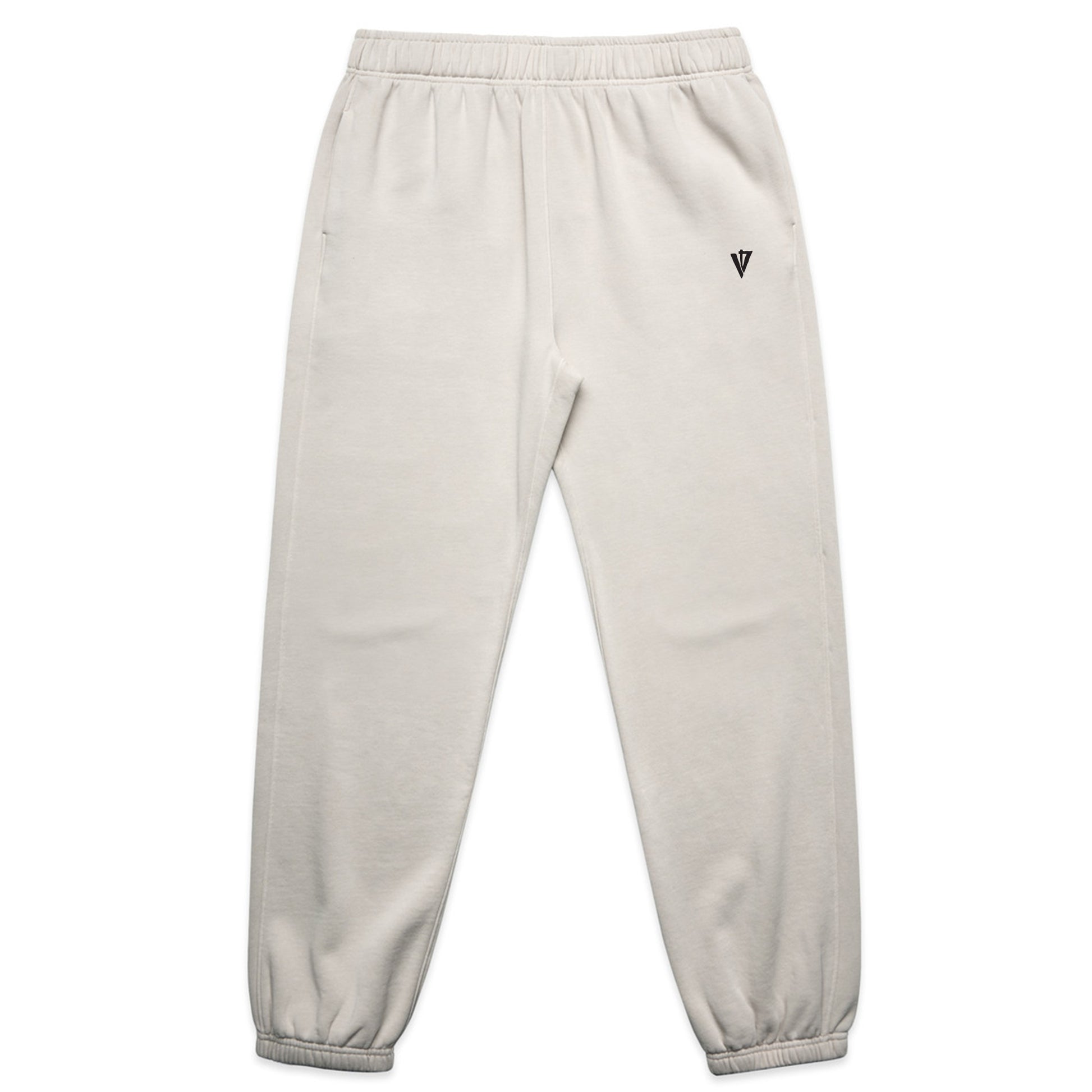 Bone White Embroidered V4 Sweatpants Streetwear Essential