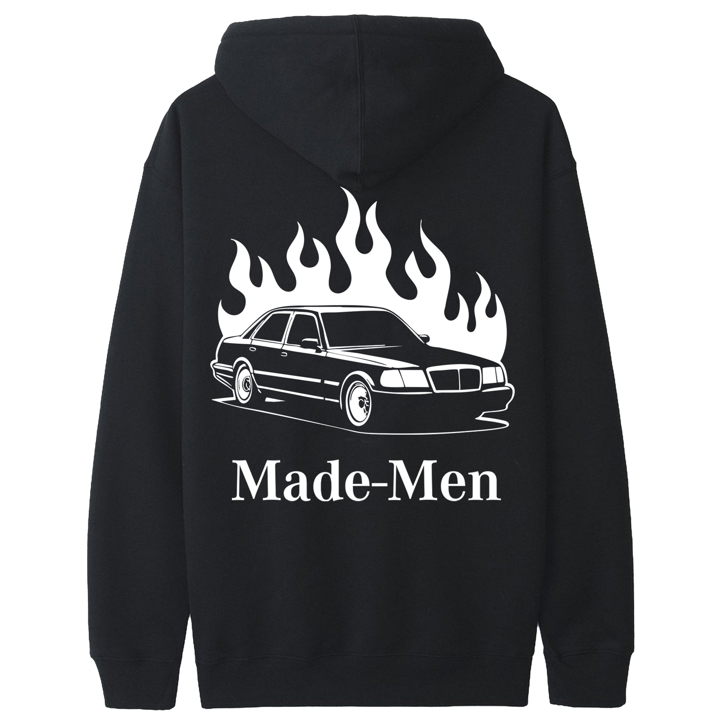 V4NY Burning Benz Black Hoodie