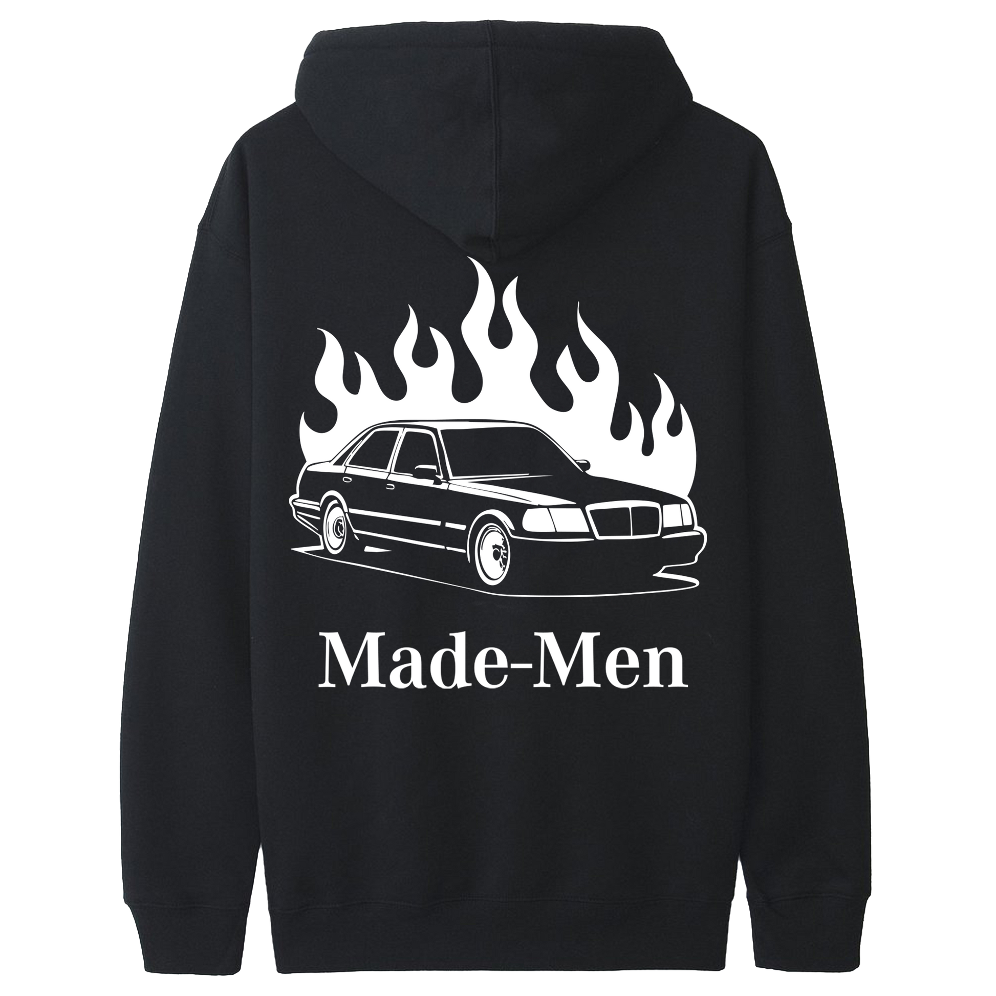 V4NY Burning Benz Black Hoodie