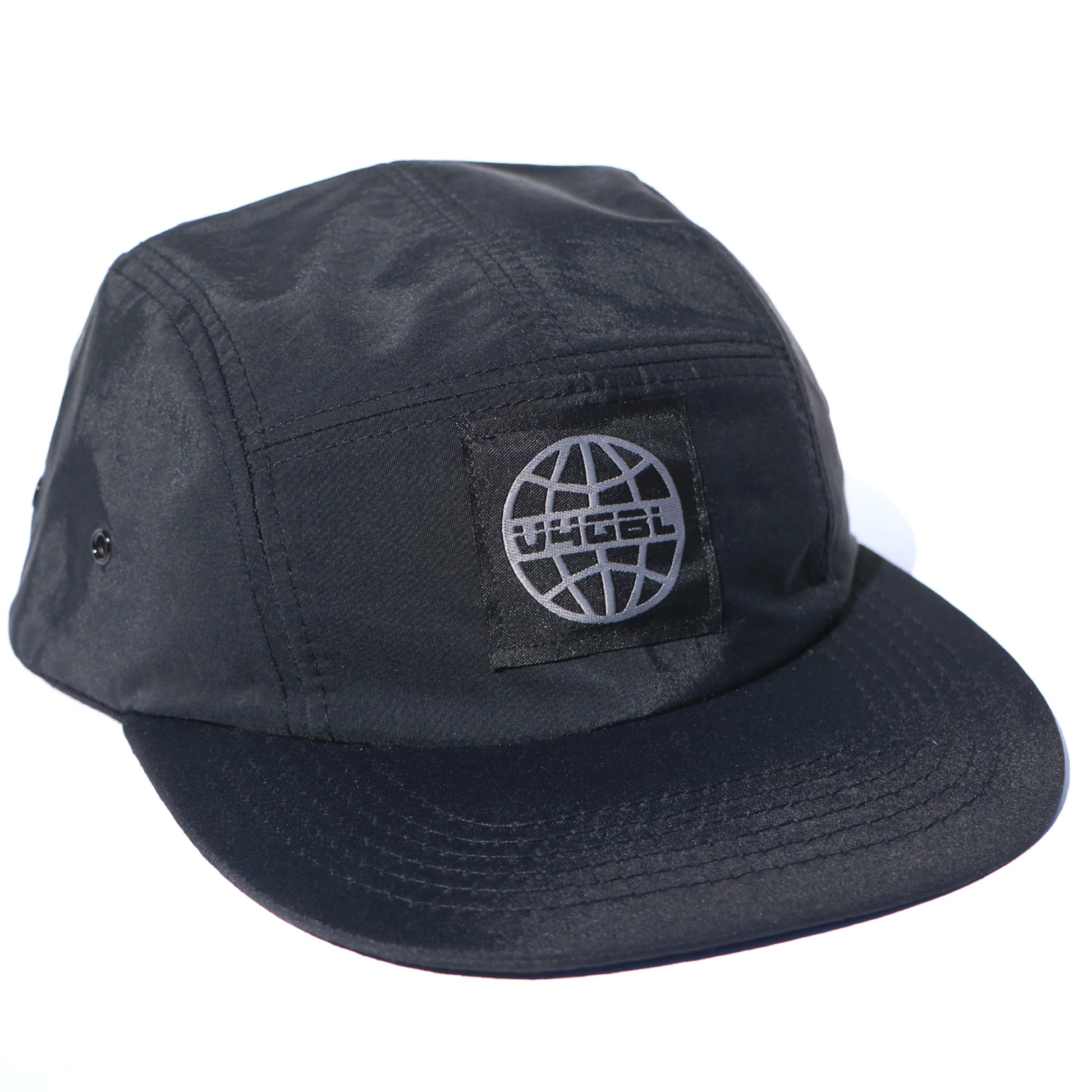 V4NY V4GBL Black Nylon Camp Hat Product Front