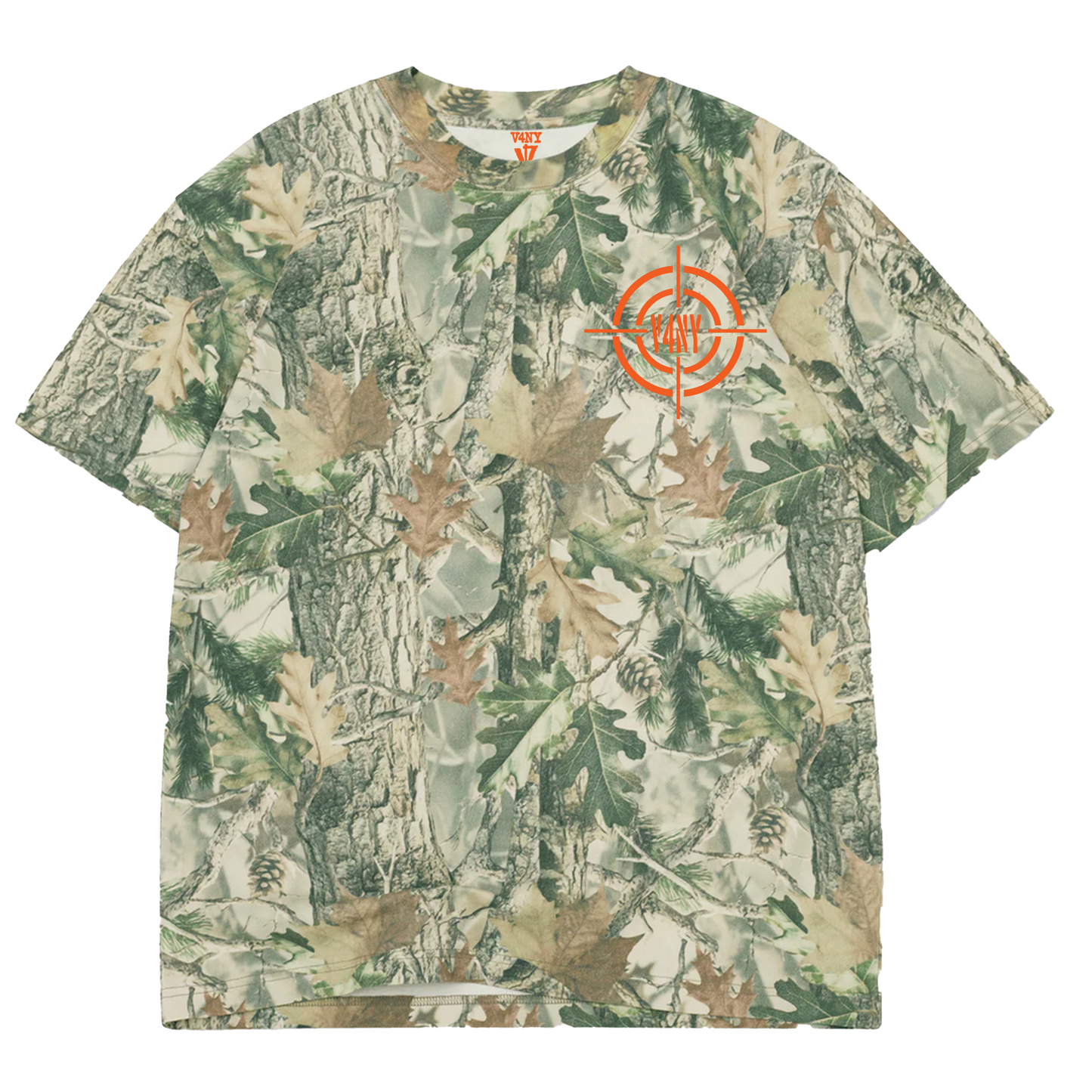 V4NY Crosshair Vintage Camo T-Shirt (realtree)