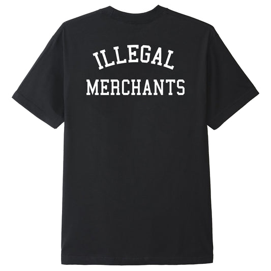 Unisex Black T-Shirt V4NY Illegal Merchants Graphic