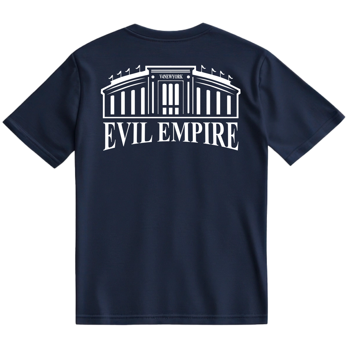 Unisex Navy T-Shirt V4NY Evil Empire Yankee Stadium Graphic